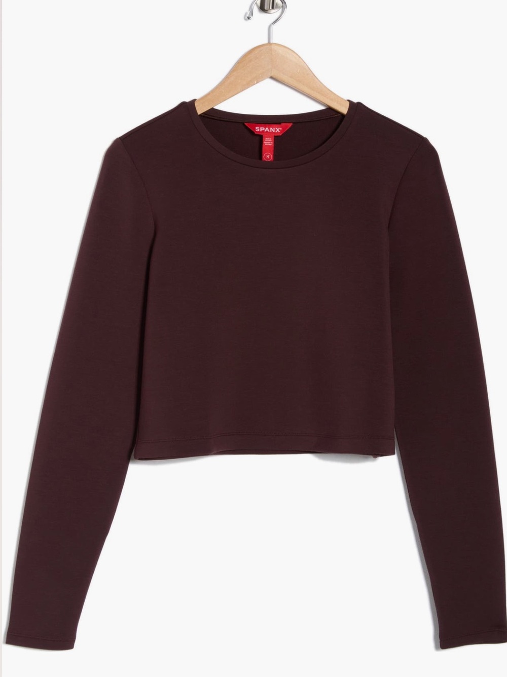 SPANX Cropped Long-Sleeve Tee